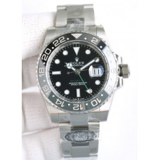 GMT Master II 126710GRNR Black/Grey Bezel 904L SS 1:1 Best Edition Oyster Bracelet Clean DD3285 CHS