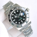 GMT Master II 126710GRNR Black/Grey Bezel 904L SS 1:1 Best Edition Oyster Bracelet Clean DD3285 CHS