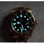 GMT-Master II 126715 CHNR RG Plated 904L Steel 1:1 Best Edition Clean DD3285 (Correct Hand Stack)