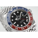 GMT Master II 126710 BLRO Pepsi 904L SS 1:1 Best Edition Black Dial on Jubilee Bracelet C+F VR3285 CHS