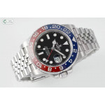 GMT Master II 126710 BLRO Pepsi 904L SS 1:1 Best Edition Black Dial on Jubilee Bracelet C+F VR3285 CHS