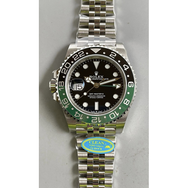 GMT Master II 126720 VTNR 904L SS 1:1 Best Edition on Jubilee Bracelet Clean F DD3285 CHS