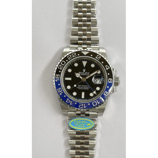 GMT-Master II 126710 BLNR Blue/Black Ceramic Best Edition on Jubilee Bracelet Clean F DD3285 CHS