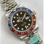 GMT Master II 126710 BLRO Blue/Red Bezel 904L SS 1:1 Best Edition Jubilee Bracelet Clean DD3285 CHS