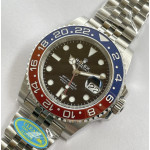 GMT Master II 126710 BLRO Blue/Red Bezel 904L SS 1:1 Best Edition Jubilee Bracelet Clean DD3285 CHS