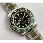 GMT II 126720VTNR SS Green/Black Bezel Black Dial Oyster Bracelet BP A2813 CHS