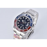 GMT II 126719 Blue Dial 904L SS/SS Oyster Bracelet Clean VR3186 CHS