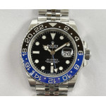 GMT II 126710 Black/Blue Bezel 904L SS Black Dial Jubilee Bracelet C+F VR3285 CHS