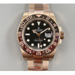 GMT-Master II 126715 CHNR 904L Black/Brown Ceramic RG Black Dial 1:1 Best Edition GMF SA3186 CHS