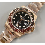 GMT-Master II 126715 CHNR 904L Black/Brown Ceramic RG Black Dial 1:1 Best Edition GMF SA3186 CHS