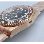 GMT-Master II 126715 CHNR 904L Black/Brown Ceramic RG Black Dial 1:1 Best Edition GMF SA3186 CHS