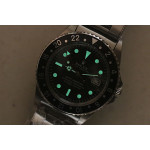 GMT-Master II 16710 Black Bezel SS Black Dial White Dot Bracelet BP A2836