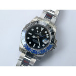 GMT-Master II 126710BLNR Black/Blue Ceramic SS Black Dial 1:1 Best Edition BP A2813