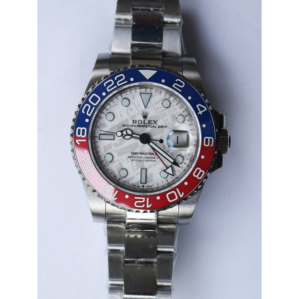 GMT-Master II 126719BLRO Pepsi SS/SS White Dial BP Asia 2813 CHS