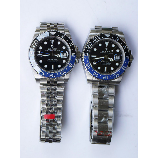 GMT-Master II 126710BLNR Black/Blue Ceramic SS Black Dial 1:1 Best Edition A2813 CHS BP