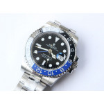 GMT-Master II 126710BLNR Black/Blue Ceramic SS Black Dial 1:1 Best Edition A2813 CHS BP