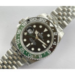 GMT II 126720VTNR SS Green/Black Bezel Black Dial Jubilee Bracelet BP A2813 CHS