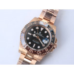 GMT-Master II 126715 CHNR Black/Brown Ceramic RG Black Dial 1:1 Best Edition SA3186 CHS BP