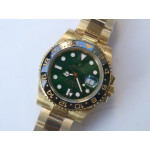 GMT Master II 116718LN Black Ceramic Bezal YG Green&Black Dials BPF Asia 3186 CHS