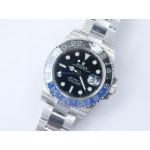 GMT-Master II 126710BLNR Black/Blue Ceramic SS Black Dial 1:1 Best Edition SA3186 CHS BP