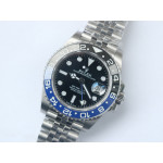 GMT-Master II 126710BLNR Black/Blue Ceramic SS Black Dial 1:1 Best Edition Jubilee A2836 BP