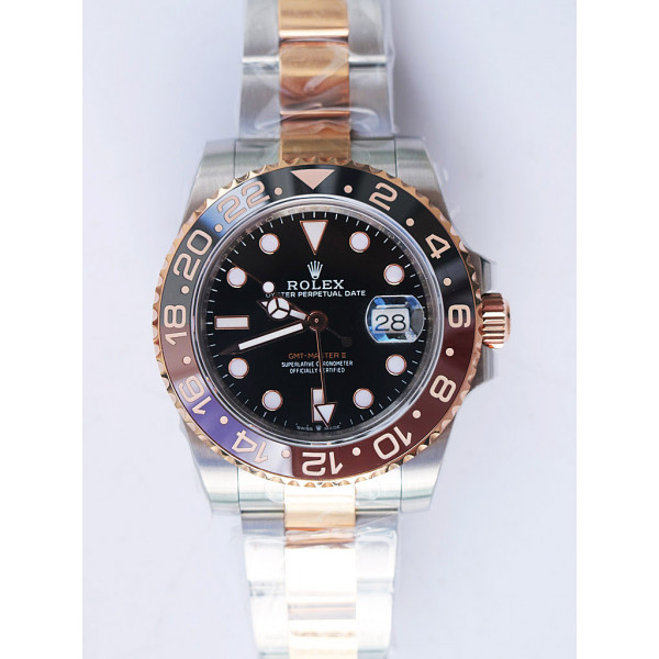 GMT-Master II 126711 CHNR Black/Brown Ceramic 904L Steel 1:1 Best Edition SA3285 CHS V6 GMF