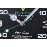 Air-King 126900 1:1 Best Edition 904L Steel Black Dial SS Bracelet Clean VR3230