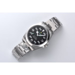 Air-King 126900 1:1 Best Edition 904L Steel Black Dial SS Bracelet Clean VR3230