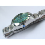 Milgauss 116400 GV Green Sapphire 904L 1:1 Best Edition Blue Dial SS Bracelet A2836 DJF