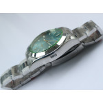 Milgauss 116400 GV Green Sapphire 904L 1:1 Best Edition Blue Dial SS Bracelet A2836 DJF