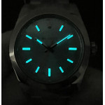 Milgauss 116400 GV Green Sapphire 316L 1:1 Best Edition Blue Dial SS Bracelet A2824