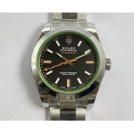 Milgauss 116400 GV 904l SS Black Dial GMF Asia 3131