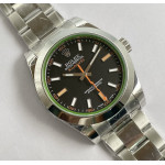 Milgauss 116400 GV 904l SS Black Dial GMF Asia 3131