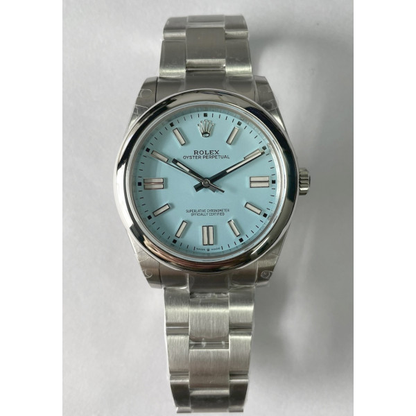 Oyster Perpetual 124300 41 mm Tiffany Blue Dial Bracelet BP