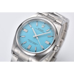 Oyster Perpetual 126000 36mm 904L SS 1:1 Best Edition Tiffany Blue Dial SS Bracelet Clean VR3230