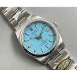 Oyster Perpetual 126000 36mm 904L SS 1:1 Best Edition Tiffany Blue Dial SS Bracelet Clean VR3230