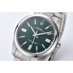 Oyster Perpetual 124300 41mm 904L SS Green Dial Bracelet Clean VR3230