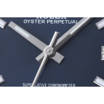 Oyster Perpetual 124300 41mm 904L SS Blue Dial Bracelet Clean VR3230