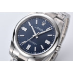 Oyster Perpetual 124300 41mm 904L SS Blue Dial Bracelet Clean VR3230