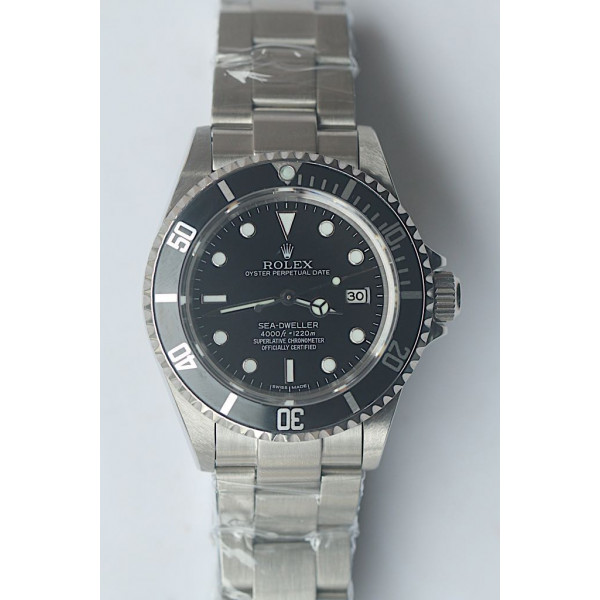 Sea Dweller 16600 SS Case Black Dial Bracelet BP