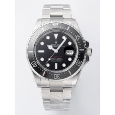 Sea-Dweller 126600 43mm 1:1 Best Edition Black Dial On 904L SS Case and Bracelet Clean VR3235