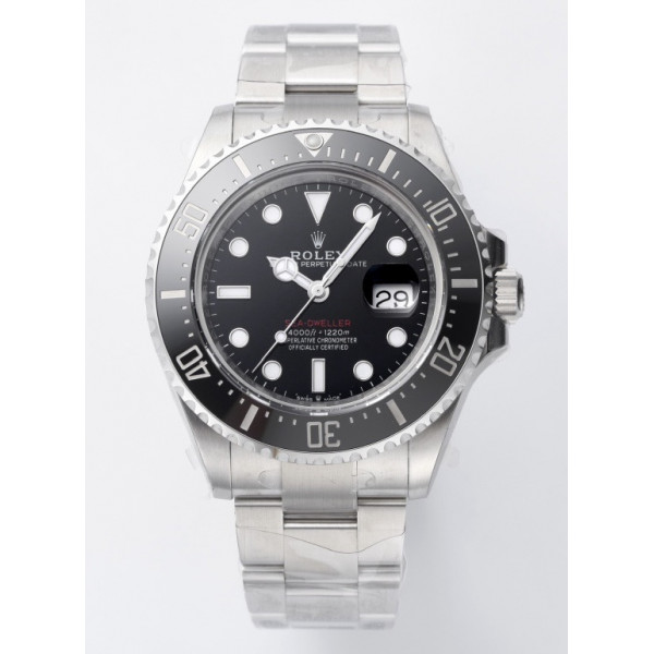 Sea-Dweller 126600 43mm 1:1 Best Edition Black Dial On 904L SS Case and Bracelet Clean VR3235