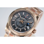 Sky-dweller 326935 RG Black&White Dial Bracelet Asian 23J