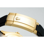 Sky-Dweller 336238 Gain Weight YG 1:1 Best Edition Gold Dial On Oysterflex Rubber Strap ZF Asian 2824