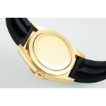 Sky-Dweller 336238 Gain Weight YG 1:1 Best Edition Gold Dial On Oysterflex Rubber Strap ZF Asian 2824