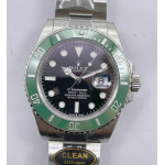 Submariner 41mm 126610 LV Kermit 904L Steel 1:1 Best Edition Clean VR3235 