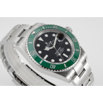 Submariner 41mm 126610 LV Kermit 1:1 Best Edition 904L Steel Bracelet ZF  VR3235