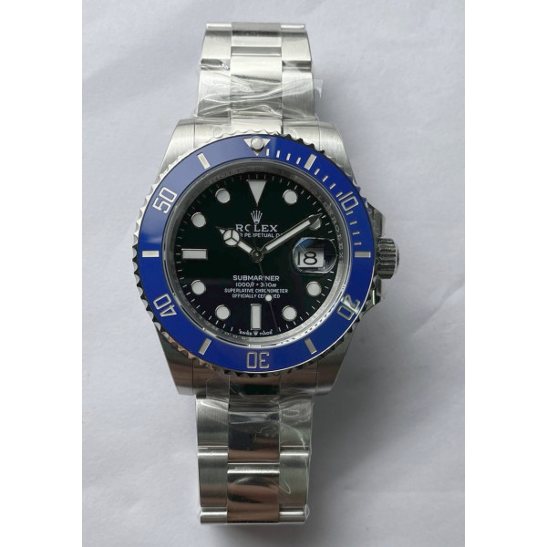 Submariner 126619LB 904L Steel 41mm Blue Ceramic Bezek BLack Dial QF A3235