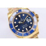 Submariner 126618 YG Case Black&Blue Dials EWE  A3235