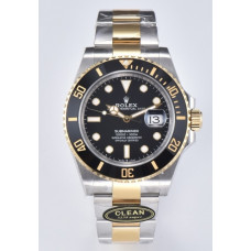 Submariner 126613LN 904 YG/SS Black Dial Bracelet Clean VR3235